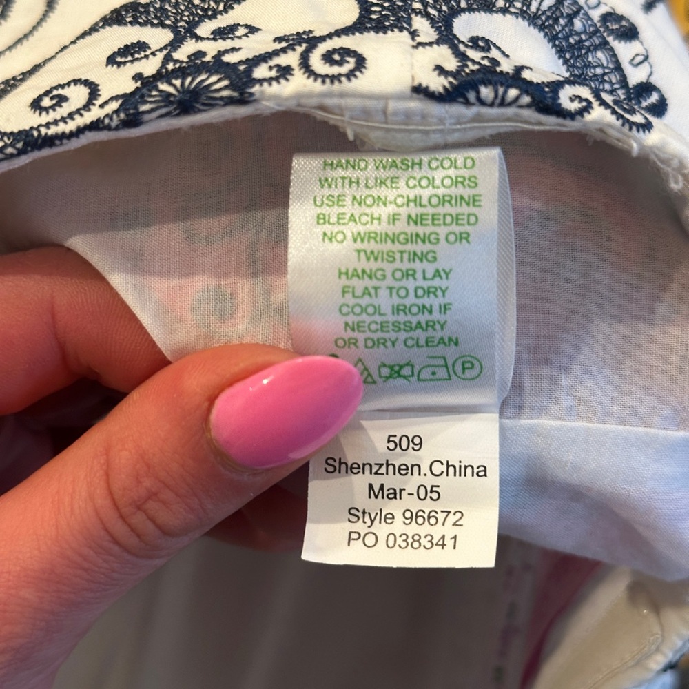 Lilly Pulitzer Bowen Strapless Color Block Dress - Size 8 - Picture 7 of 9
